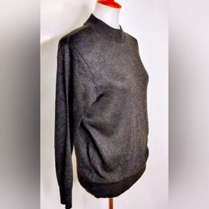 VINTAGE BLACK MOCK TURTLE WITH A SUBTLE SHIMMER